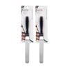 2pk Appetito Stainless Steel Offset Icing Spatula W/ Ergonomic Handle 20cm