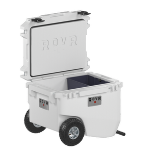 RovR RollR 60 Quart Wheeled Hard Cooler with Tow Handle 