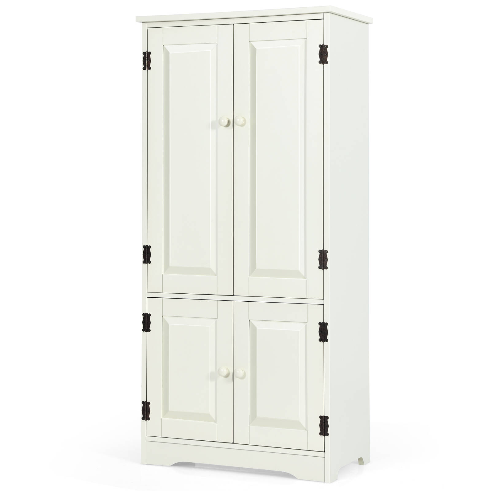 Costway Sideboard Buffet Storage Cabinet with Adjustable Shelf