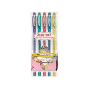 Uni-Ball Signo Angelic Fine Gel Pen Assorted (Wallet of 5)