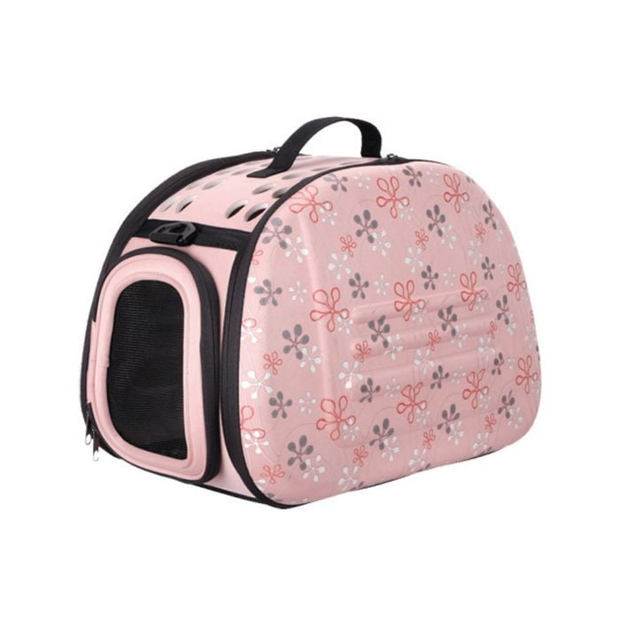 Ibiyaya Collapsible Traveling Shoulder Pet Carrier for Cats & Dogs - Tuscany