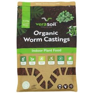 Verasoil 2.5kg Pure Worm Castings All Purpose Fertiliser