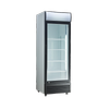 Exquisite One Glass Door Upright Display Refrigerators White 400 Litre