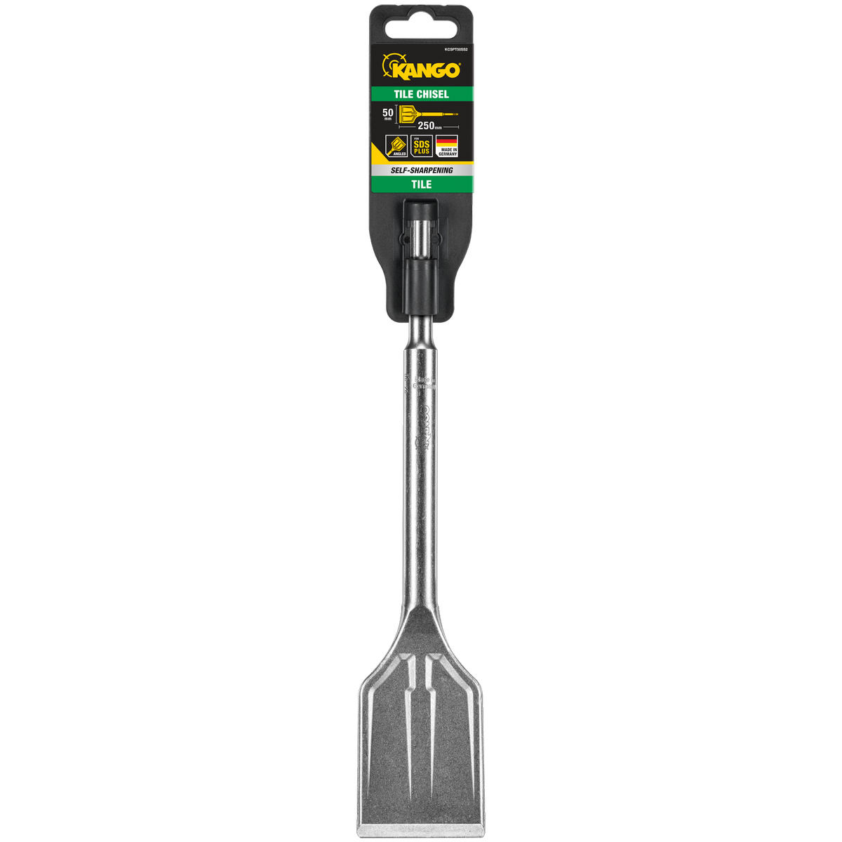 Kango 50mm x 250mm SDS Plus Self Sharpening Angled Tiling Chisel Bunnings Australia