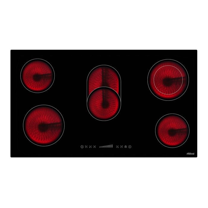 Mistral 90cm 5 Zone Ceramic Cooktop