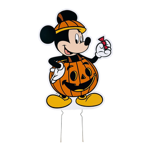 Disney 60cm Mickey & Pumpkin Halloween Garden Sign