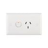 DETA 15Amp Solid Plate Single Power Point