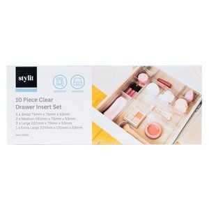Stylit Clear Drawer Insert Set