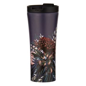 Ashdene Stainless Steel 500ml/20cm Radiance Midnight Travel Mug Drink Cup w/ Lid