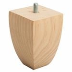 Pinetrim 65 x 30mm Untreated Clear Curved Pine Feet