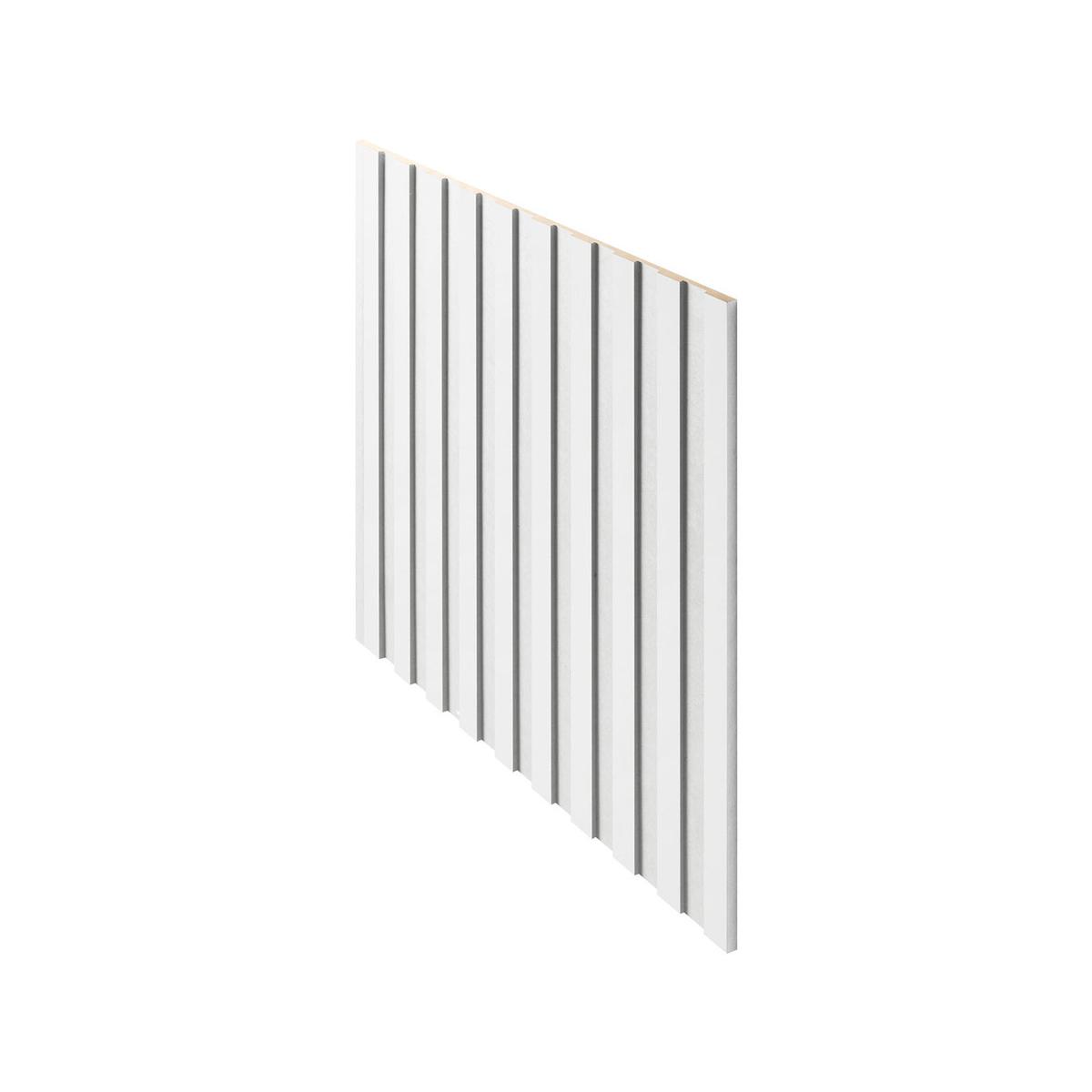 3000 x 1200mm 12mm Lining Panel White MDF Primed French Stripe 30mm ...