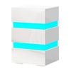 ALFORDSON LED Bedside Table White
