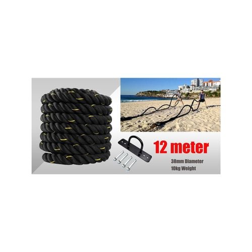 12m Battle Rope 38mm Diameter Bunnings Australia