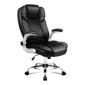 ALFORDSON Office Chair PU Leather Black
