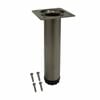 Adoored 30 x 150mm Brushed Nickel Round Leg Furniture