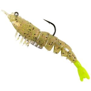ZMan 3.5" Ez Shrimpz Rigged Soft Plastic Fishing Lure Fried Chicken