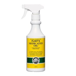Iah Flints Medicated Oil For Horses Cattle & Sheep 500ml