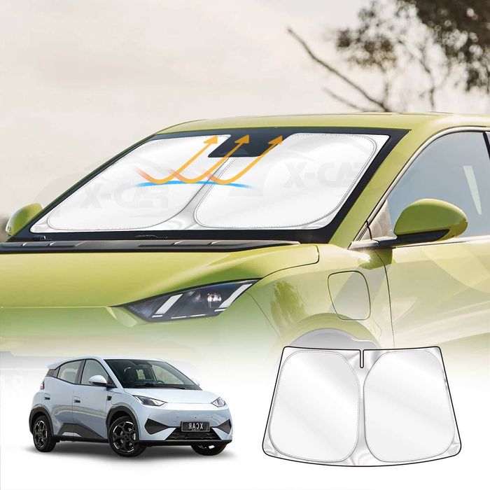 WindScreen Sun Shade for BYD ATTO 1 Hatch 2025-Onwards Blocks UV Rays Visor Front Sunshade