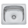 Mondella Cadenza Single Bowl Sink Rectangular with Overflow Kit