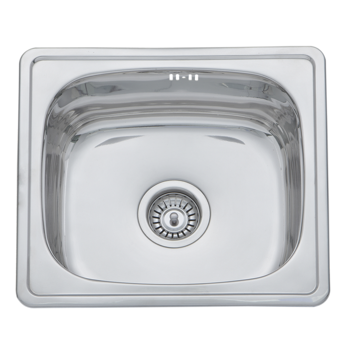 Mondella Cadenza Single Bowl Sink Rectangular with Overflow Kit