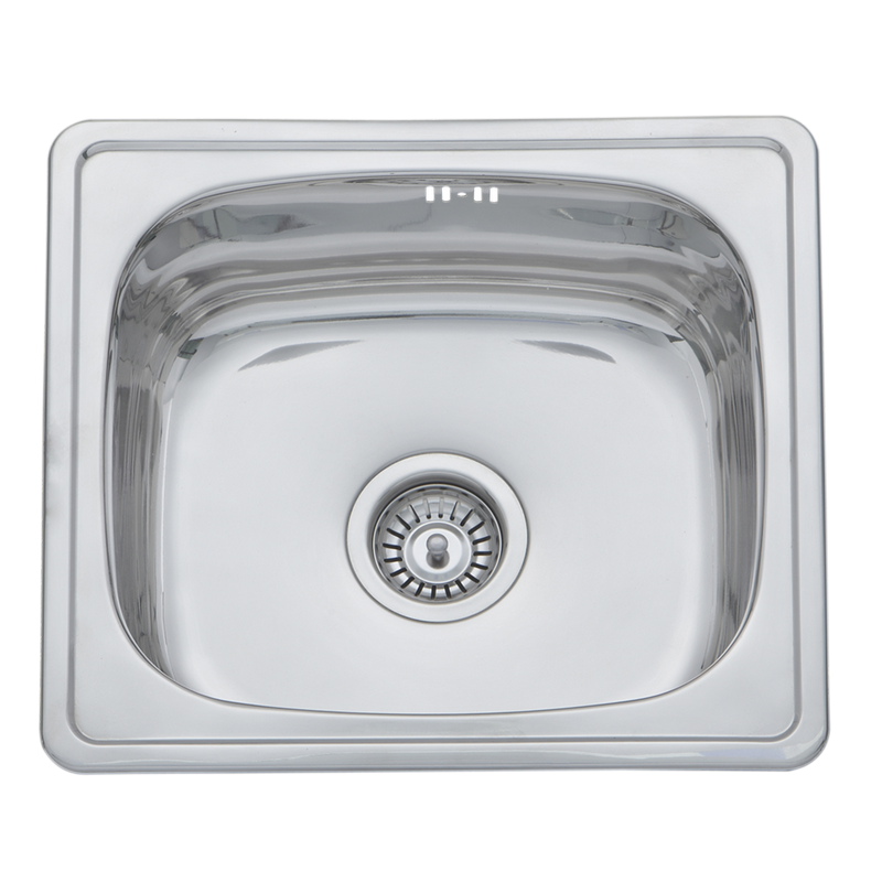 Mondella Cadenza Single Bowl Sink Rectangular with Overflow Kit