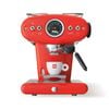 illy X1 Anniversary E.S.E. Pod/Ground Espresso Machine/Maker w/Steam Wand Red