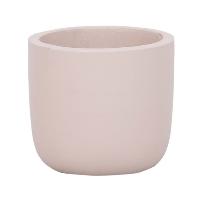 14 x 12cm Cream Plain Ceramic Egg Pot