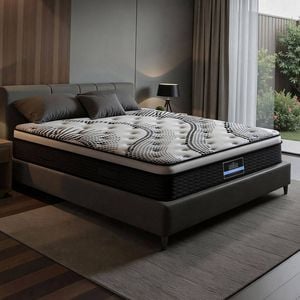 Giselle Bedding 32cm Euro Top Pocket Spring Queen Mattress