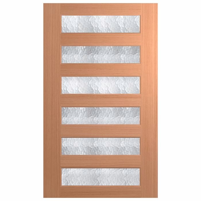 Hume 2340 x 1020 x 40mm Entrance Door Savoy Cathedral Glass XS26