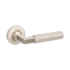 Zanda Brushed Nickel Zurich Knurled Dummy Set - Right Hand