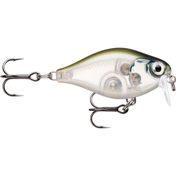 Rapala XLight Finesse Crank Shallow Runner Hard Body Fishing Lure Ghost Shiner