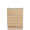 New England Joinery 600mm Majesty Alpha Top Floor Standing Vanity