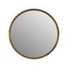 One Six Eight London  TINA 80cm Dark Solid Wood Mirror