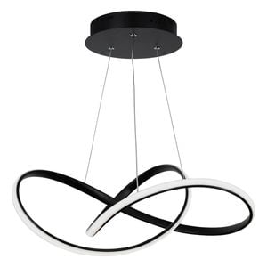 Vencha Suko 50w LED Pendant Light - Black (3000K)