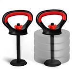 BLACK LORD Adjustable Kettlebell Handles for Weight Lifting Push Up