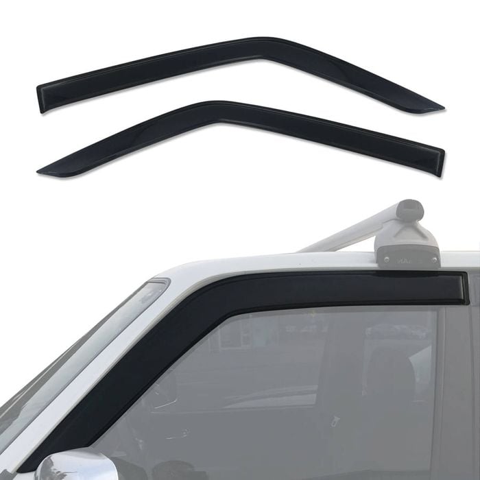 AUSGO Luxury Weather Shields for Nissan Patrol GU Y61 1998-2016 Weathershields Window Visors Wind Deflectors