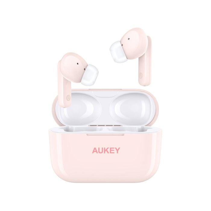 Aukey Minis True Wireless Active Earbuds/earphones - Pink