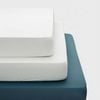 2000TC Ultra Soft Queen Fitted Sheet Set- White