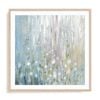 Artey | January Branches Blue Green - Framed Print - Natural Frame - 60 x 60cm
