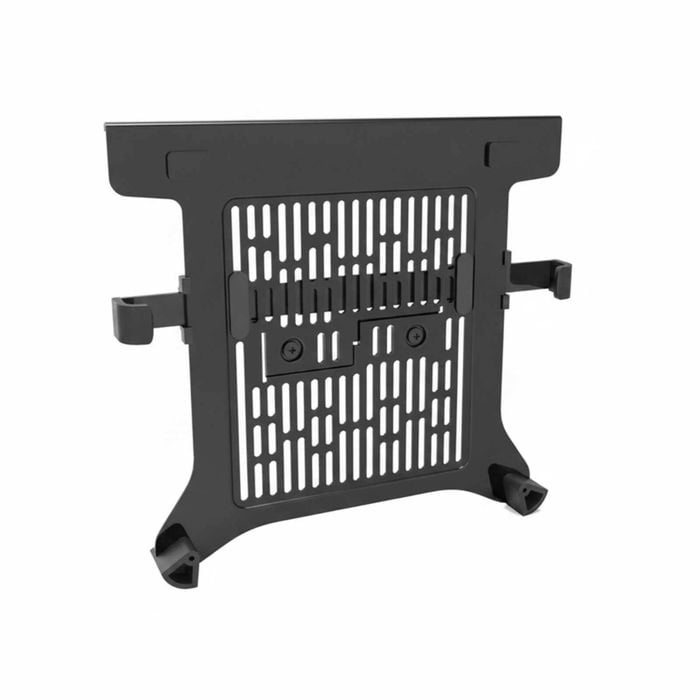 P&P Black Universal Laptop Tray For VESA Monitor Mounts With Ventilation Design