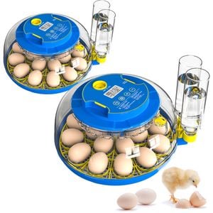 Advwin 2PCS  18 Eggs Incubator Fully Automatic Water Refill