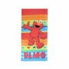 Kids Fun Theme Cotton Beach Towel 70 X 140 Cm Elmo Rainbow