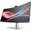 HP 734pm 34" Class Webcam UW-QHD Curved Screen LED Monitor - 21:9 - 34" Viewable - In-plane Switching (IPS)
