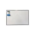 Quartet Magnetic 60x90cm Whiteboard w/ Markers/Magnets/Eraser Silver/White