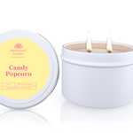 Candy Popcorn Soy Candle Tin 165g