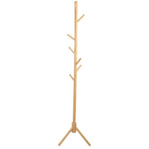SplendidLiving 176cm Coat Hat Rack Stand Natural Solid Wood