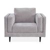 Almaty Fabric Armchair Occasional Arm Chair Quartz Light Grey