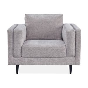 Almaty Fabric Armchair Occasional Arm Chair Quartz Light Grey