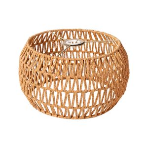 Emitto Ceiling Pendant Light Shade Lamp Metal Frame Paper Rope 32cm Yellow