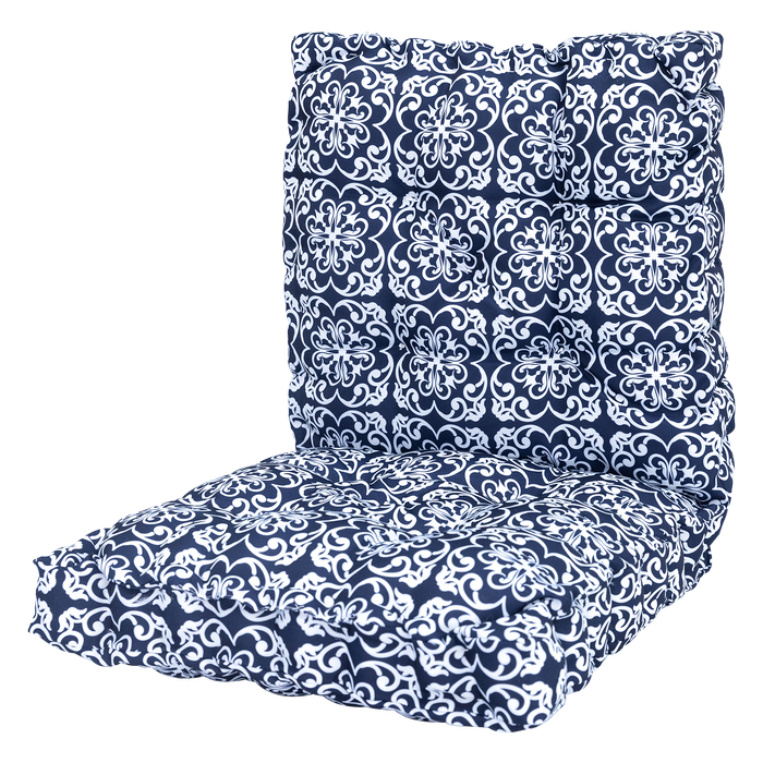 Mojo 120 x 60cm Navy Moroccan Outdoor Floor Cushion
